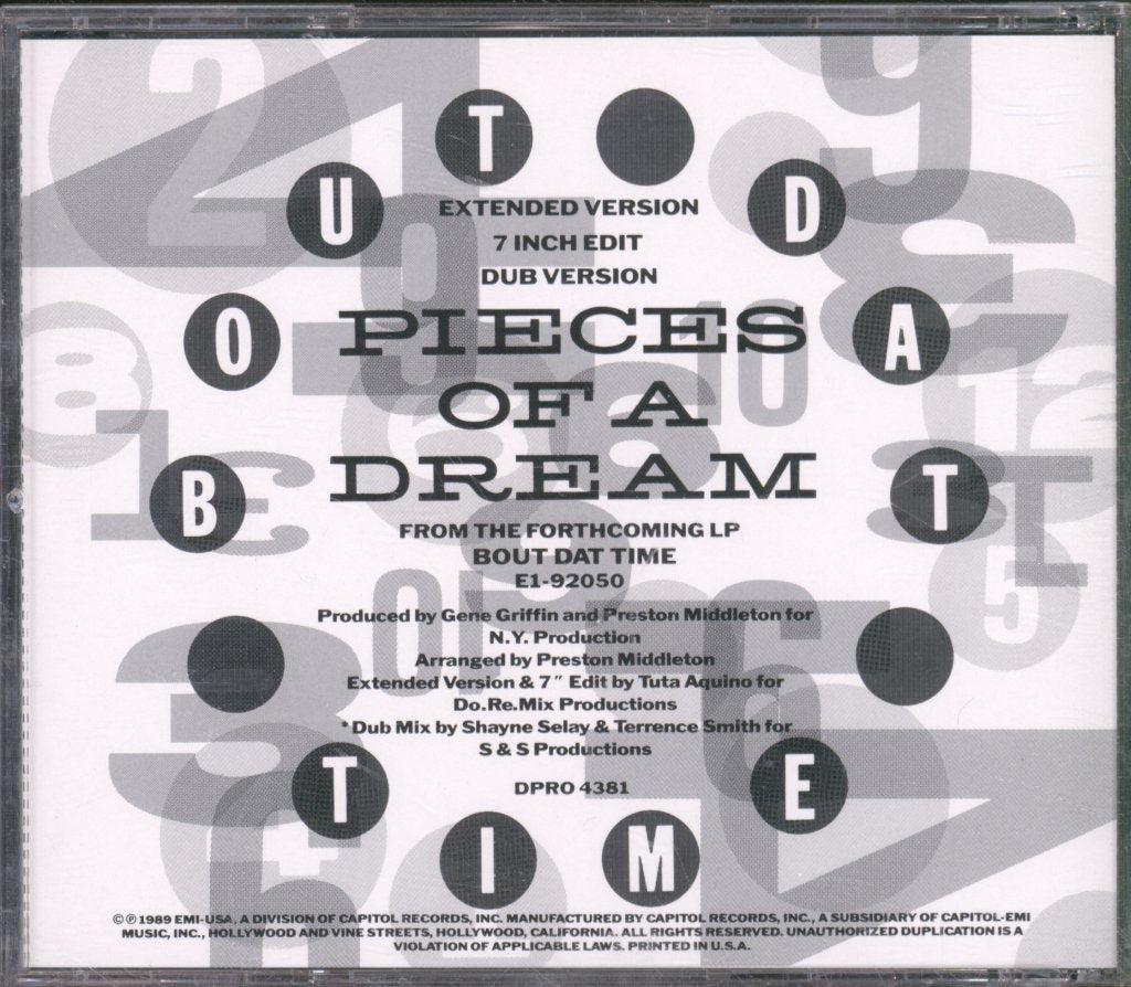 Pieces Of A Dream - Bout Dat Time - Cd