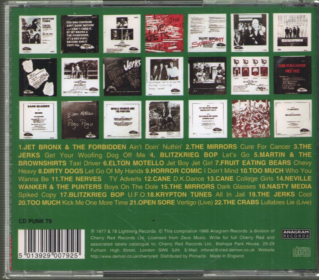 Various Artists - Lightning Records Punk Collection - Cd