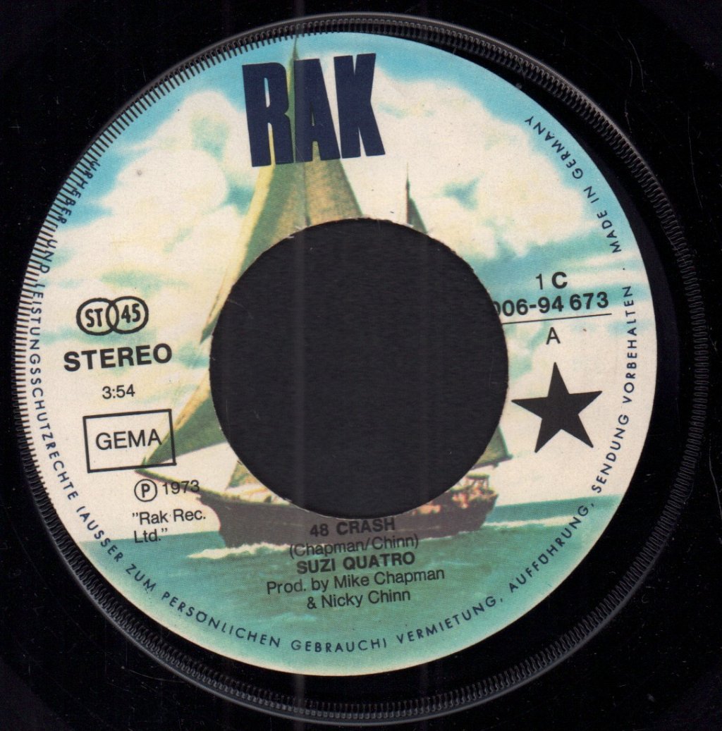 Suzi Quatro - 48 Crash - 7 Inch