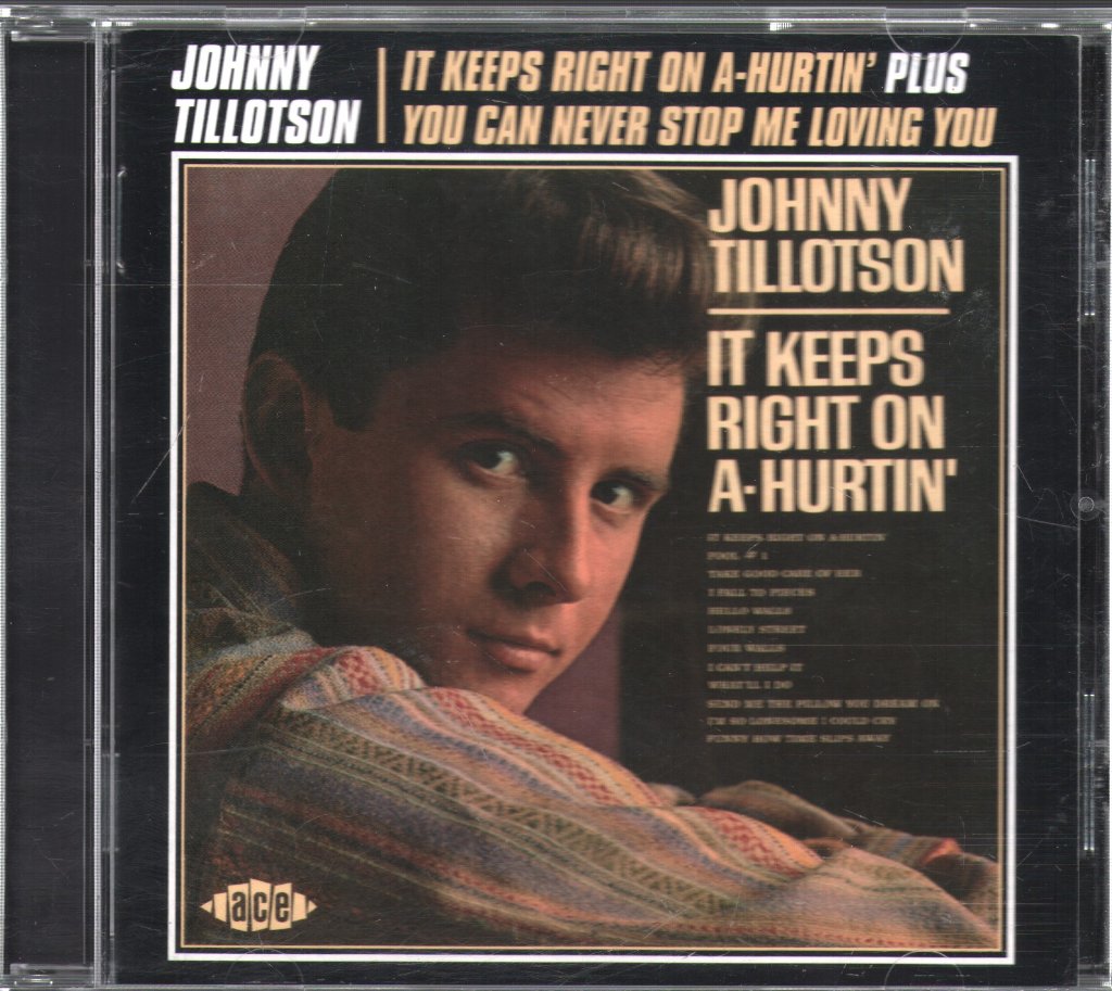 Johnny Tillotson - It Keeps Right on A-Hurtin' / You Can Never Stop Me Loving You - Cd