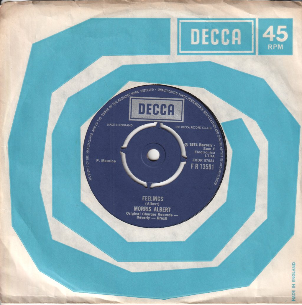 Morris Albert - Feelings - 7 Inch