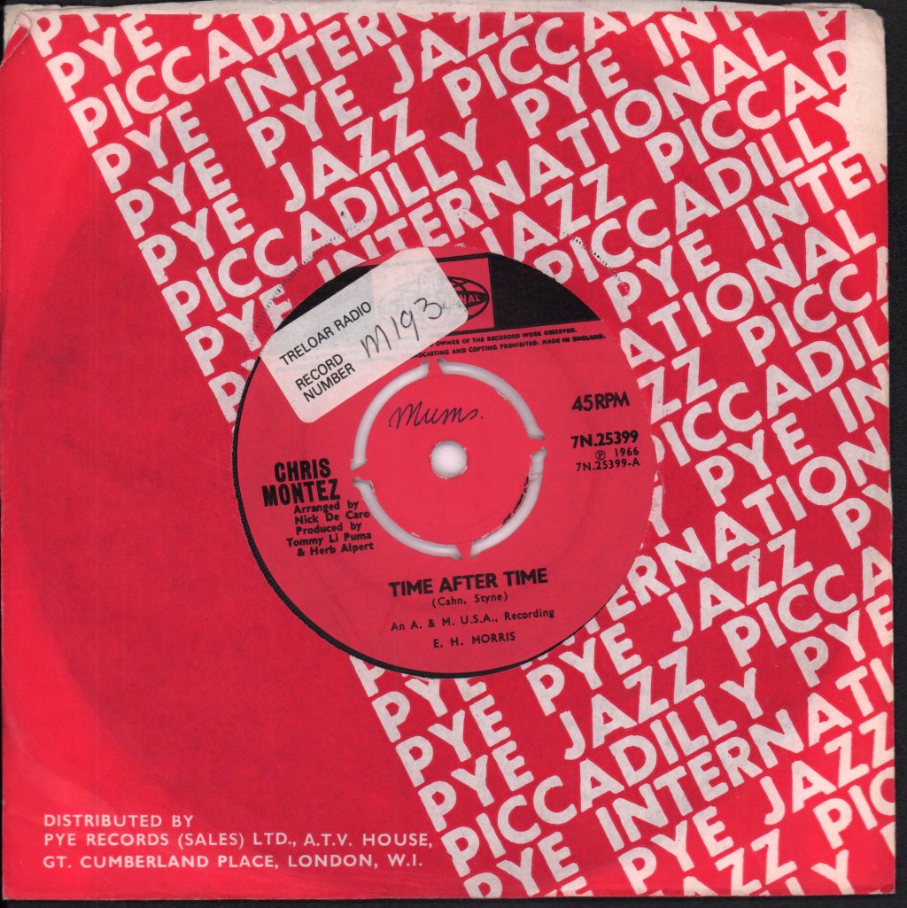 Chris Montez - Time After Time - 7 Inch