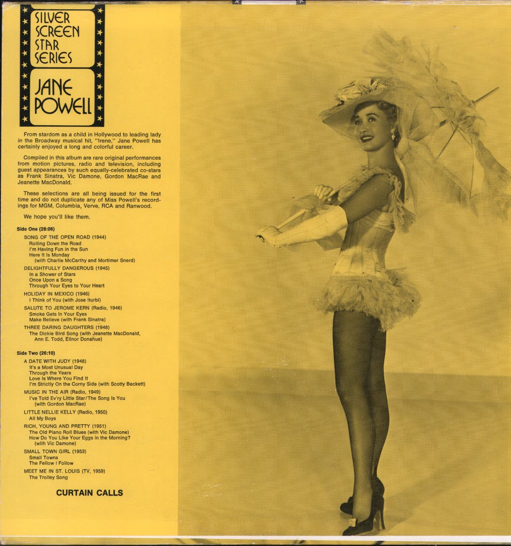 Jane Powell - Silver Screen Star Series - Lp