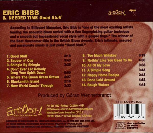 eric bibb and needed time - Good Stuff - Cd