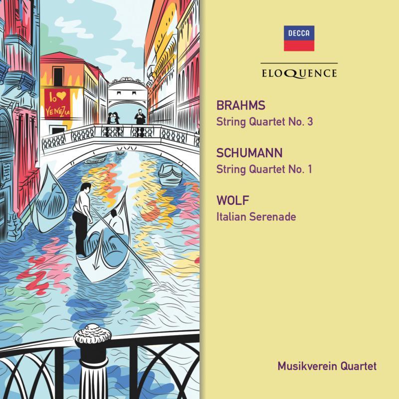 Musikverein Quartet - Brahms: String Quartet No. 3. Schumann: String Quartet No. 1 - Cd