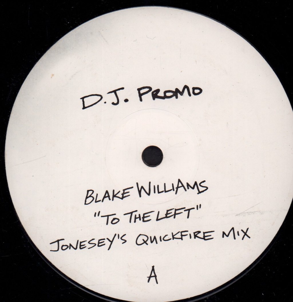 Blake Williams - To The Left - 12 Inch