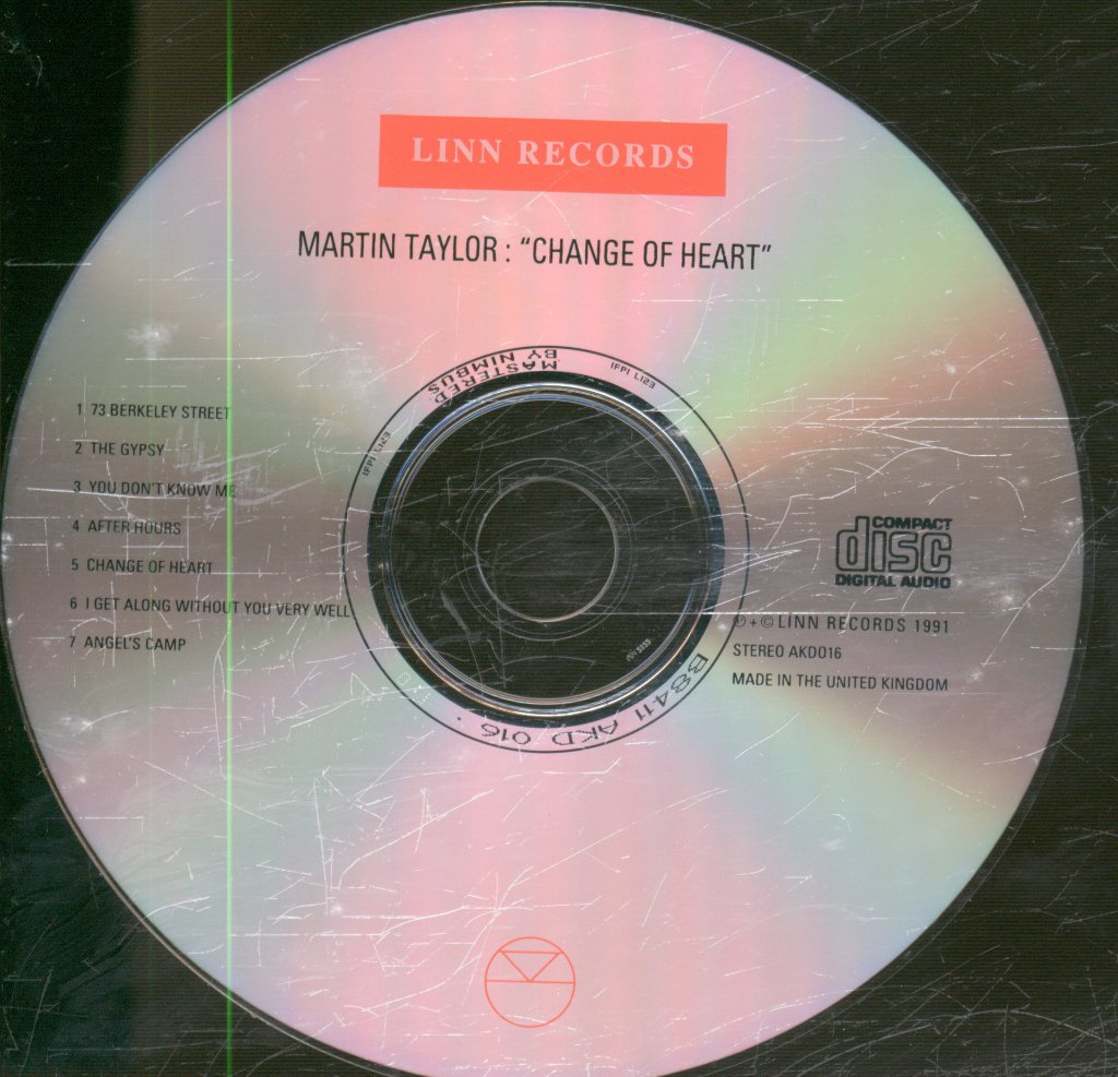 Martin Taylor - Change Of Heart - Cd