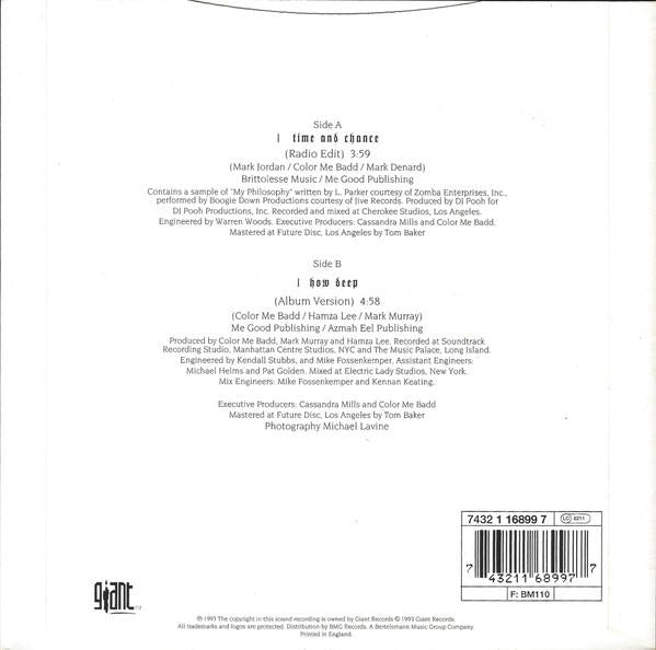 Color Me Badd - Time And Chance - 7 Inch