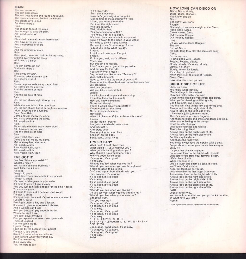 Harry Nilsson - Flash Harry - Lp
