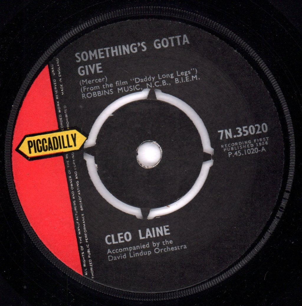 Cleo Laine - Something's Gotta Give - 7 Inch