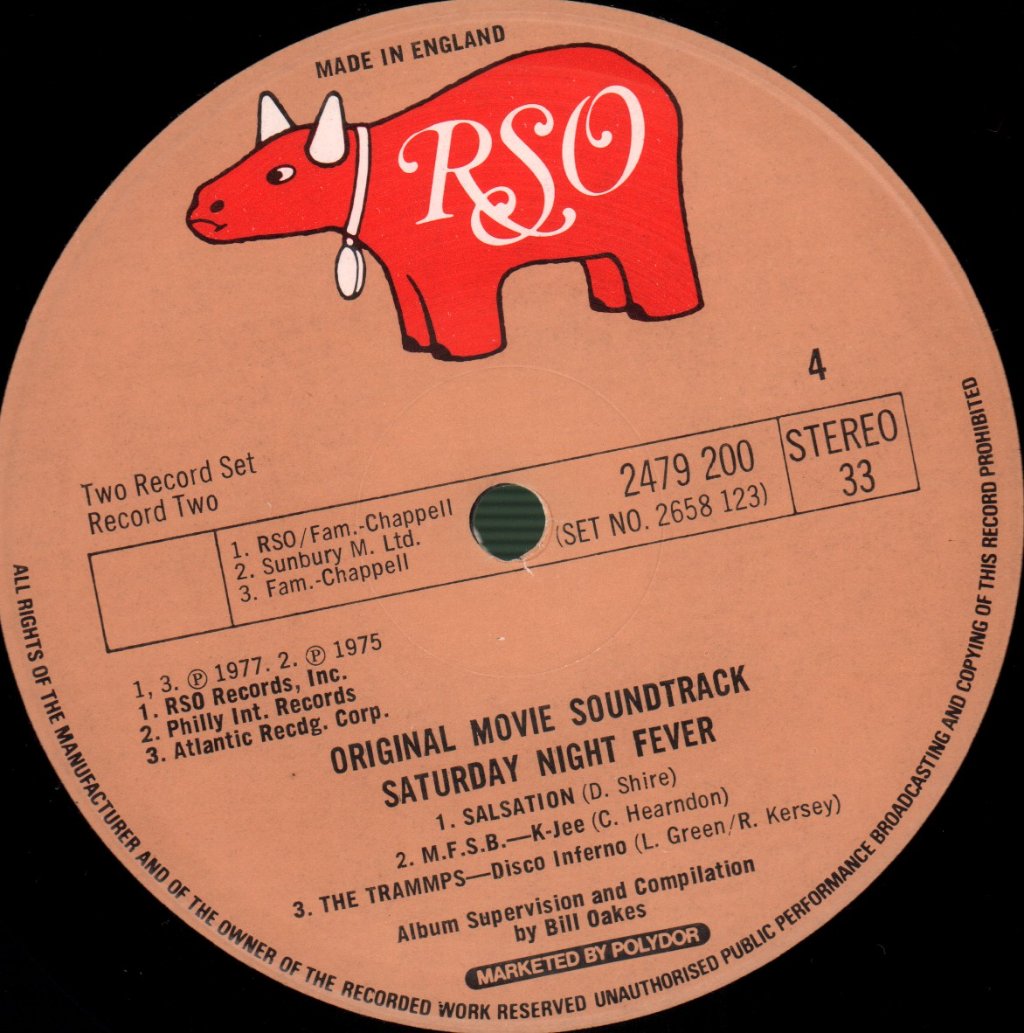 Saturday Night Fever - Original Movie Soundtrack - Double Lp