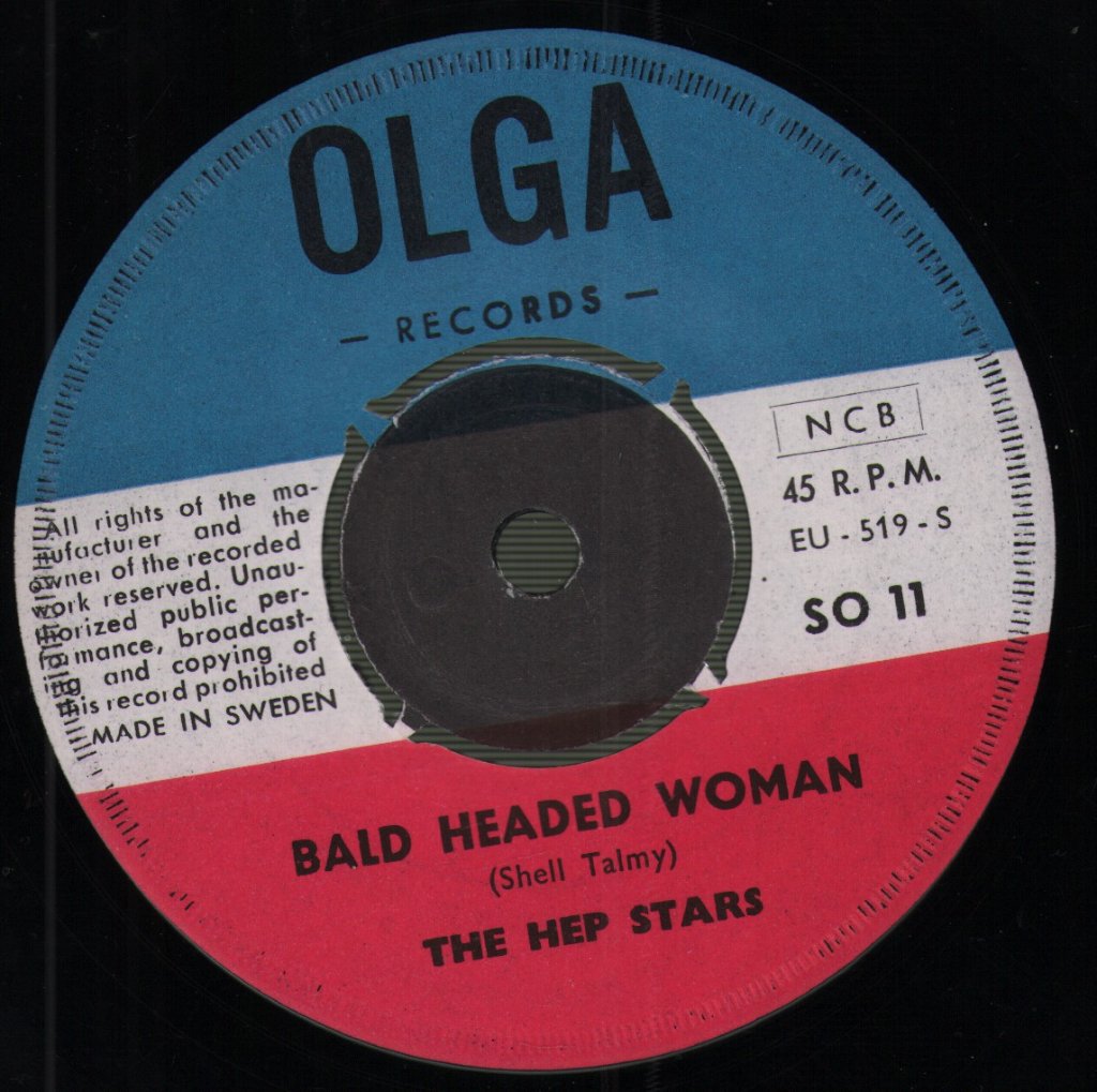 Hep Stars - Bald Headed Woman - 7 Inch