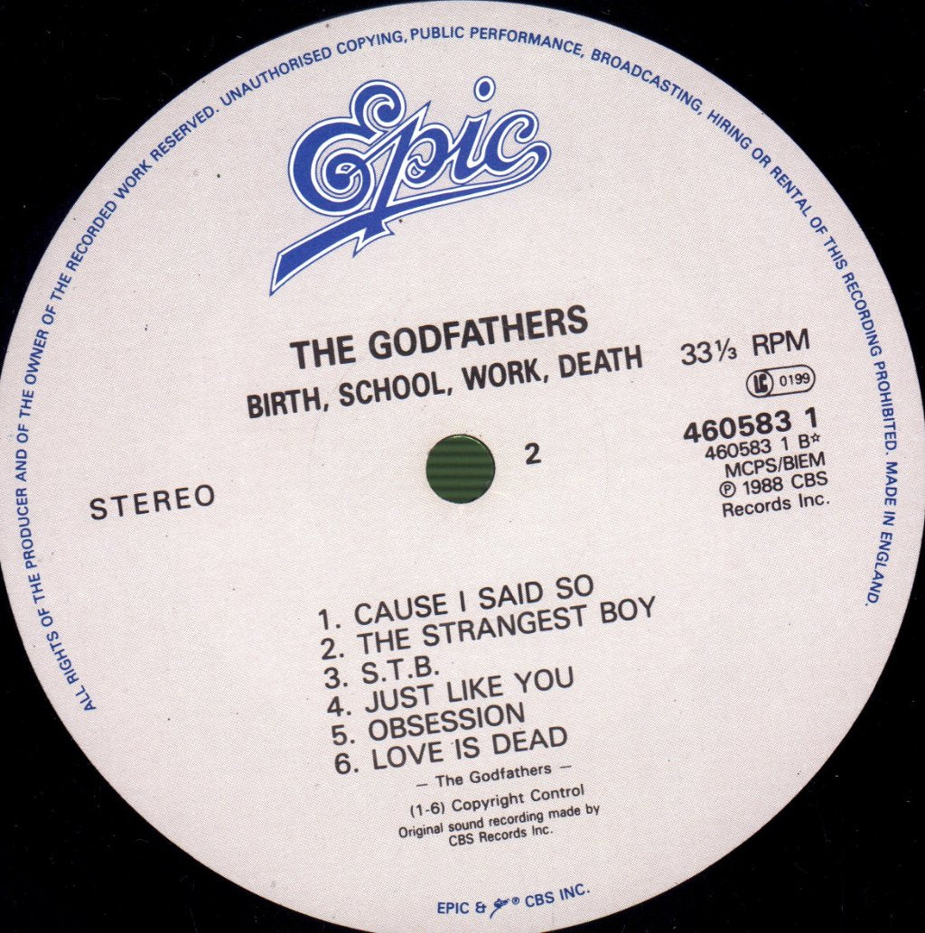 Godfathers - Birth, School, Work, Death - Lp
