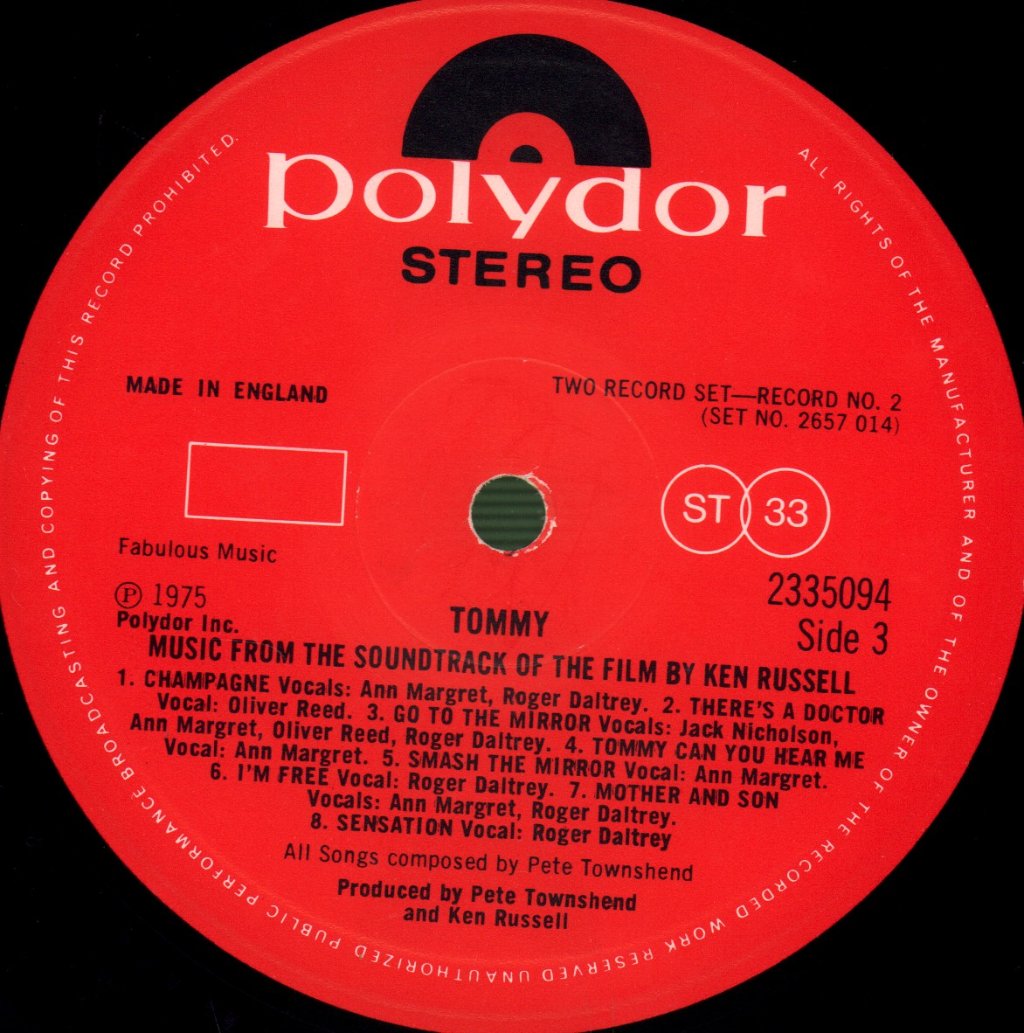 Who - Tommy (Original Soundtrack Recording) - Double Lp