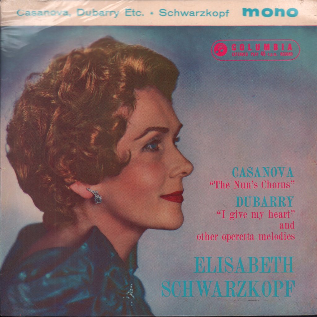 Elisabeth Schwarzkopf - Casanova Dubarry Etc - 7 Inch