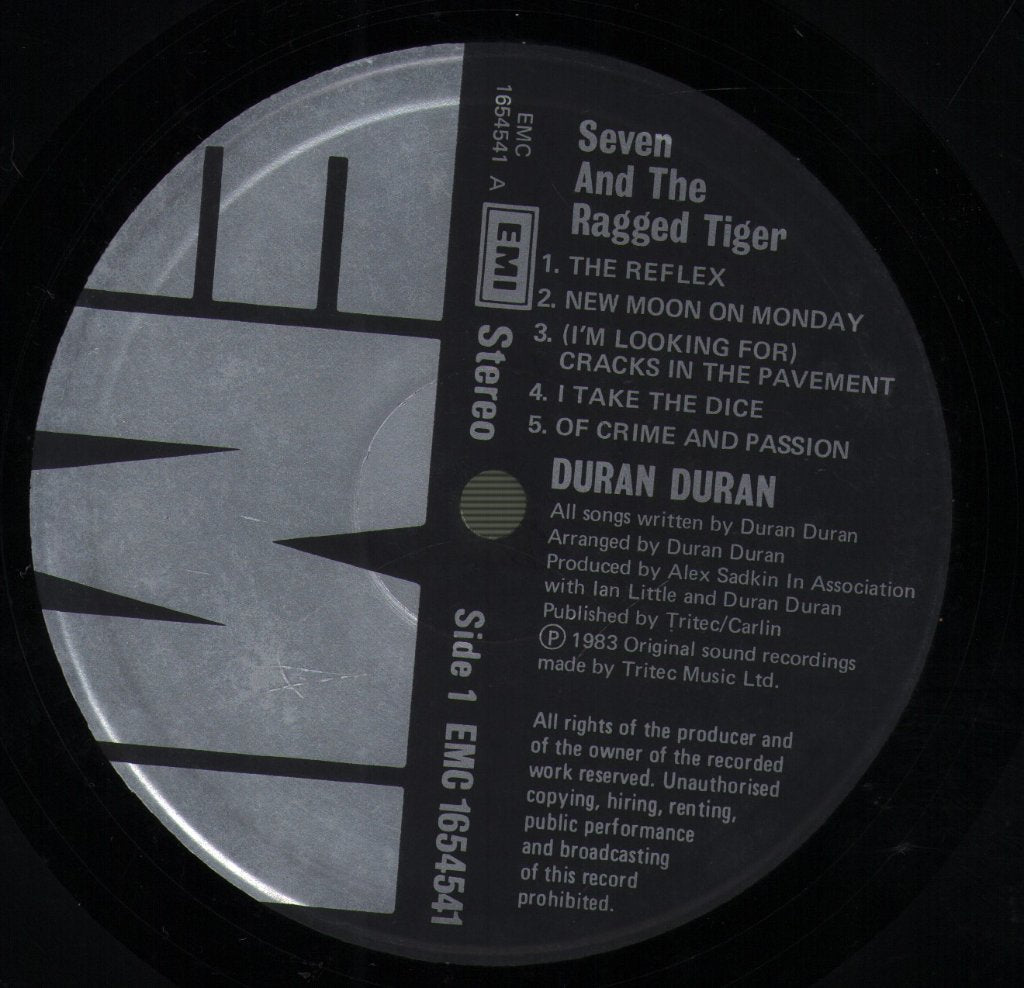 Duran Duran - Seven And The Ragged Tiger - Lp
