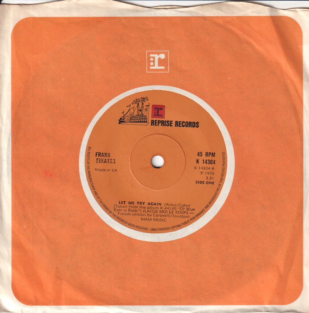 Frank Sinatra - Let Me Try Again - 7 Inch