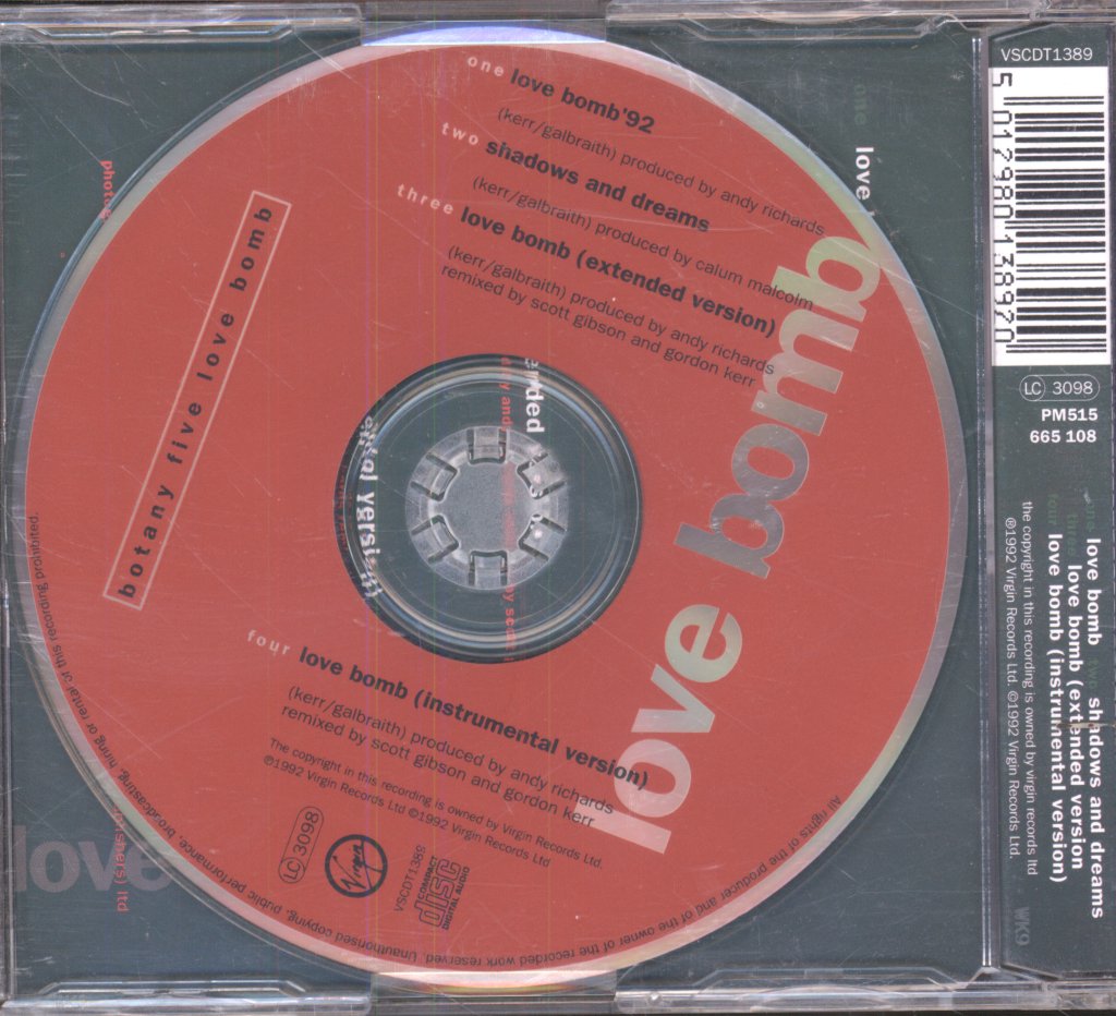 Botany 5 - Love Bomb - Cd