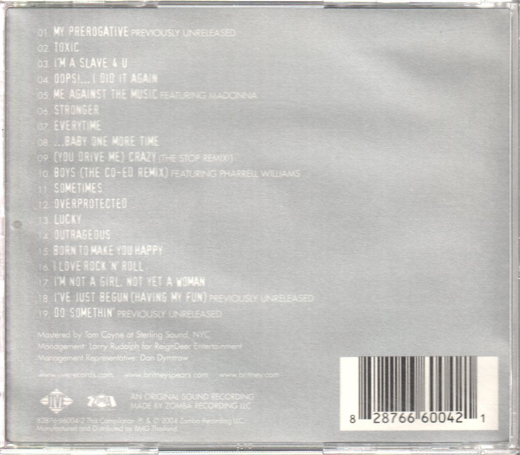 Britney Spears - Greatest Hits: My Prerogative - Cd