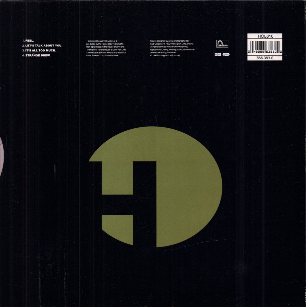 House Of Love - Feel - 10 Inch