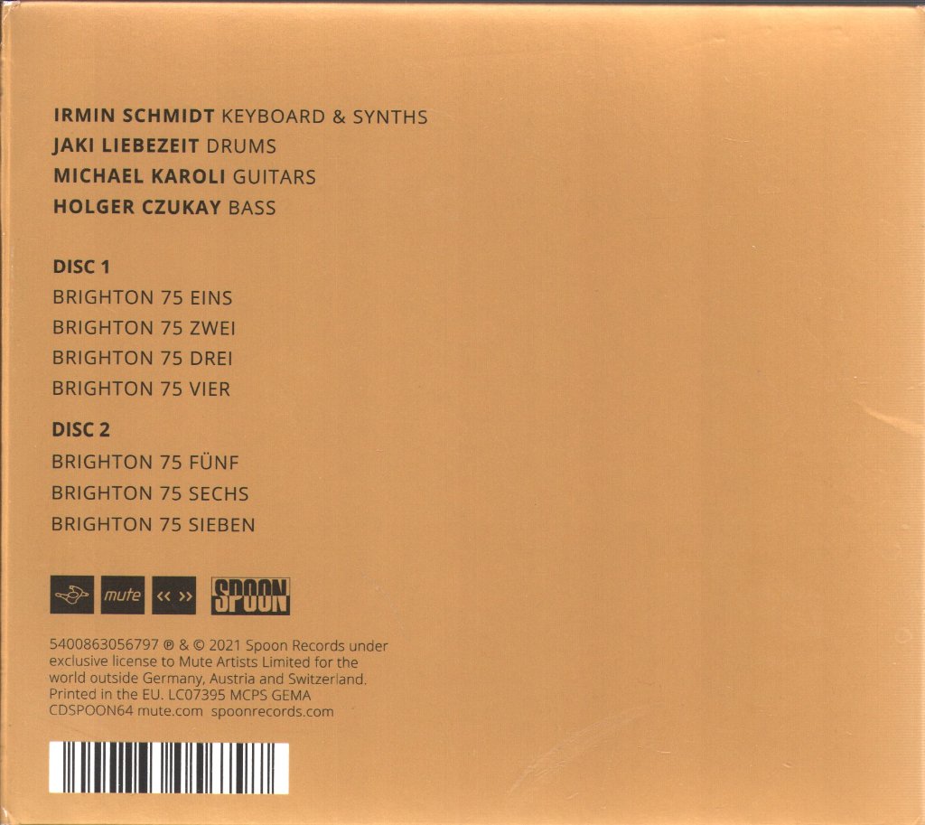 Can - Live In Brighton 1975 - Double Cd