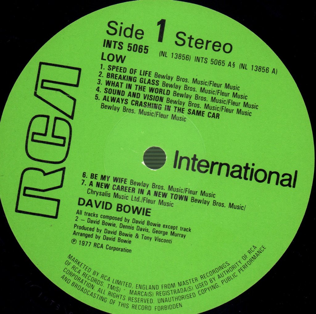 David Bowie - Low - Lp