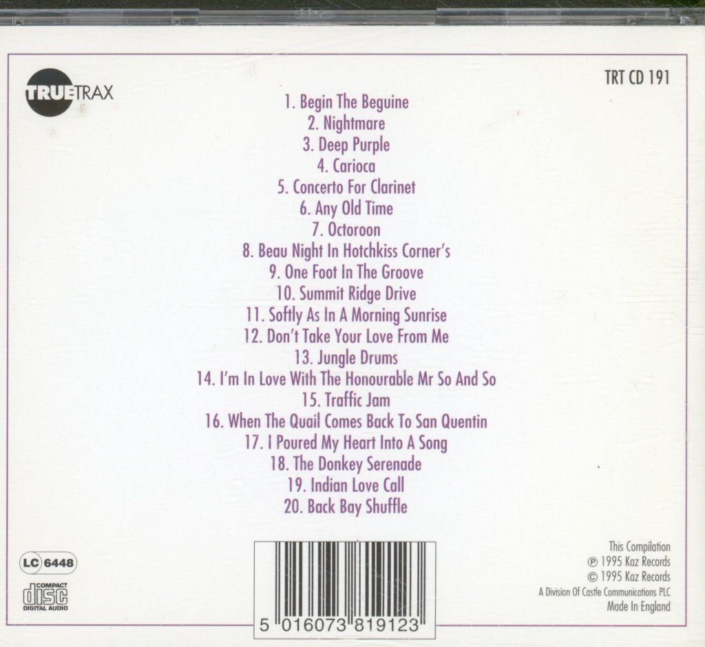 Artie Shaw - Classic Tracks - Cd