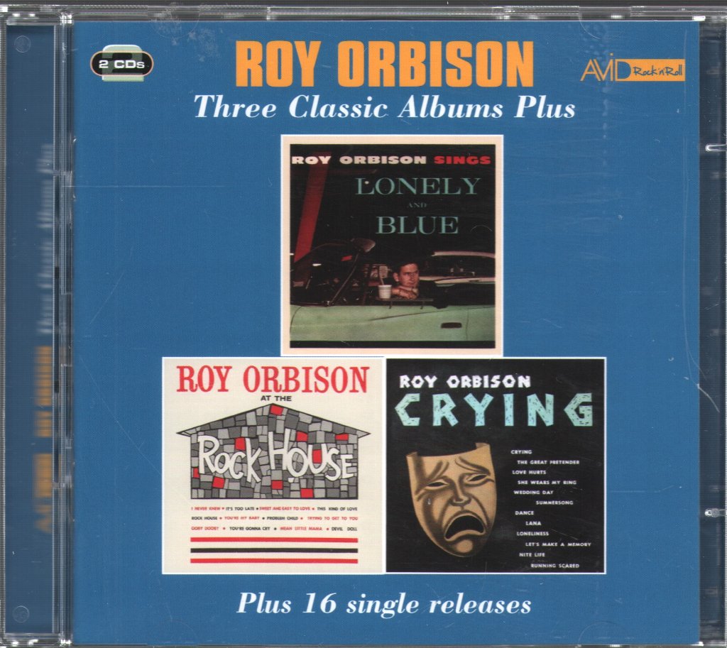Roy Orbison - Three Classic Albums Plus - Double Cd