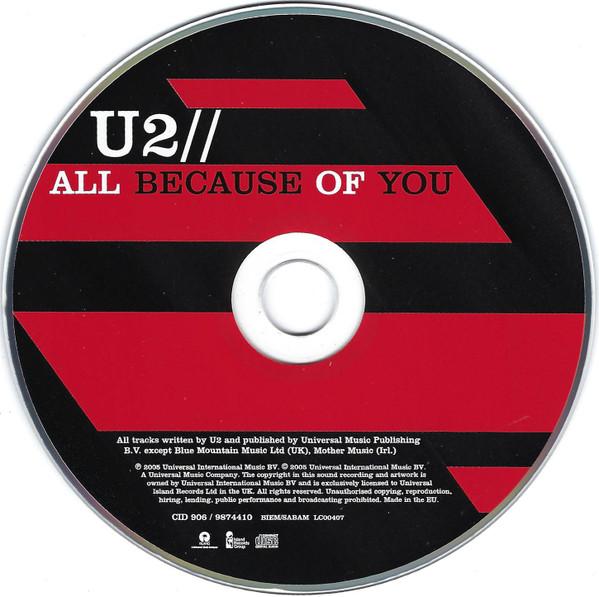 U2 - All Because Of You - Cd