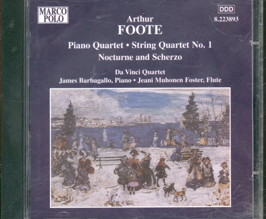 Da Vinci Quartet / James Barbagallo - Arthur Foote - Piano Quartet/ String Quartet No 1 - Cd
