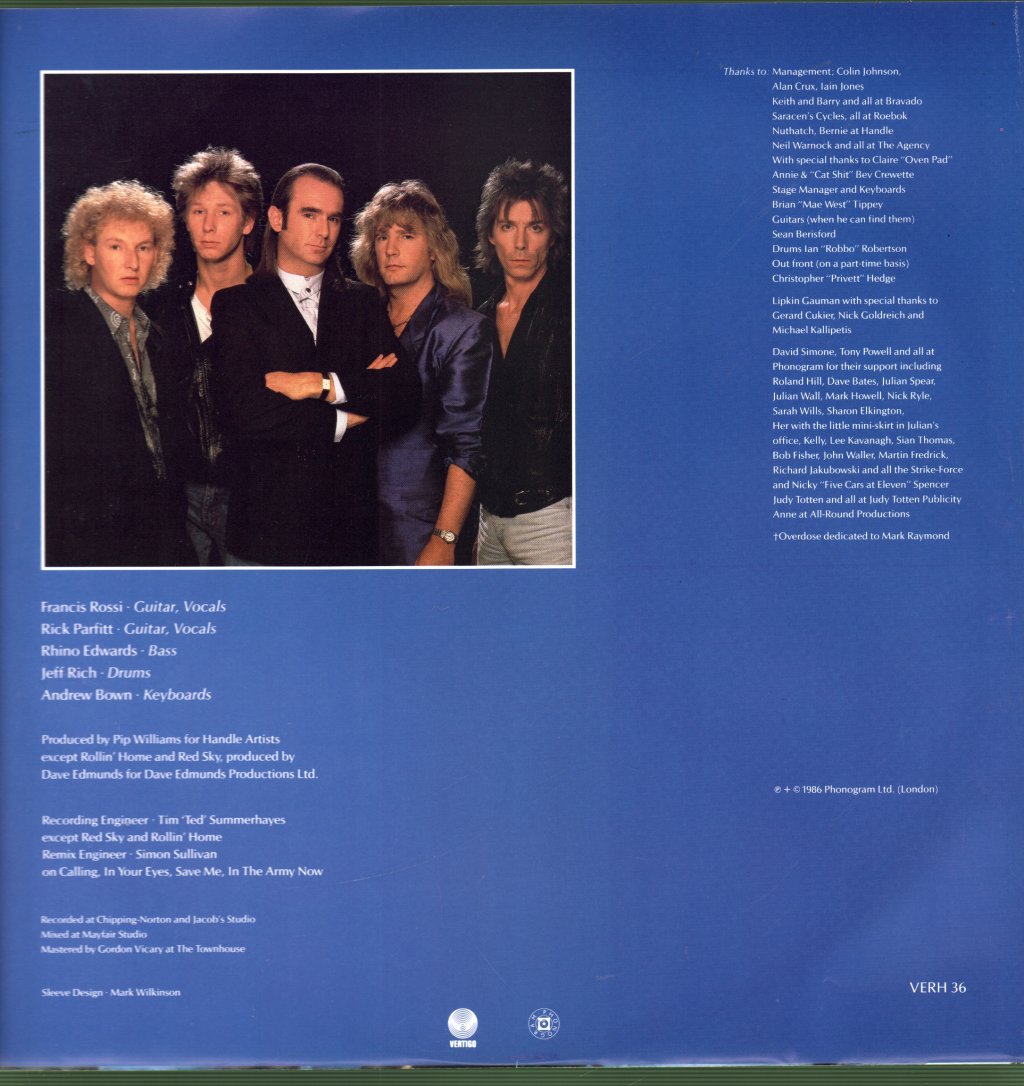 Status Quo - In The Army Now - Lp