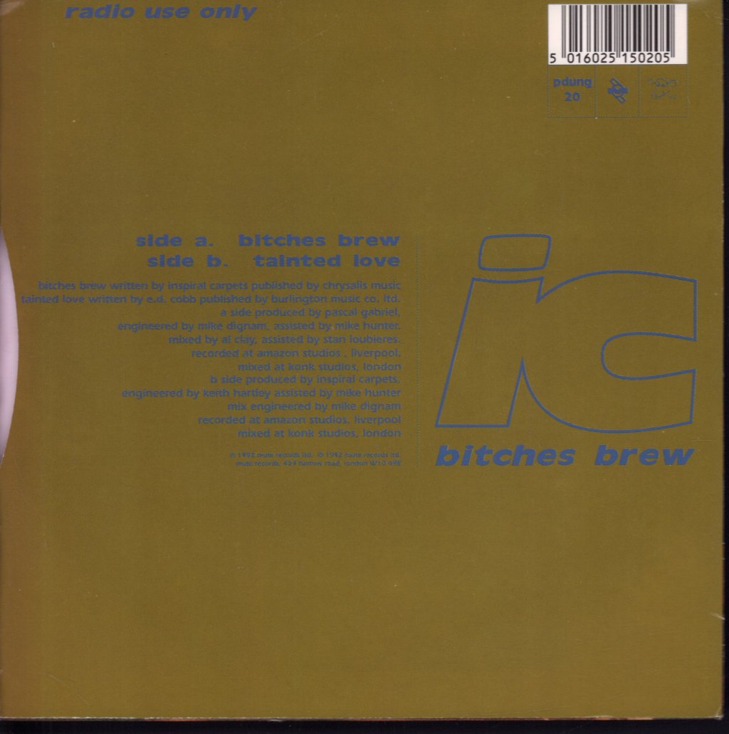Inspiral Carpets - Bitches Brew - 7 Inch