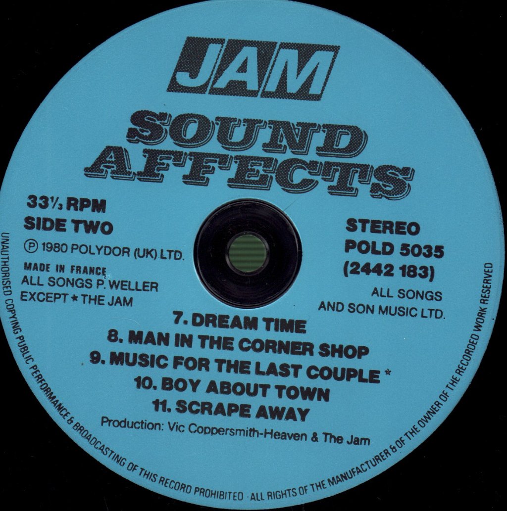 Jam - Sound Affects - Lp