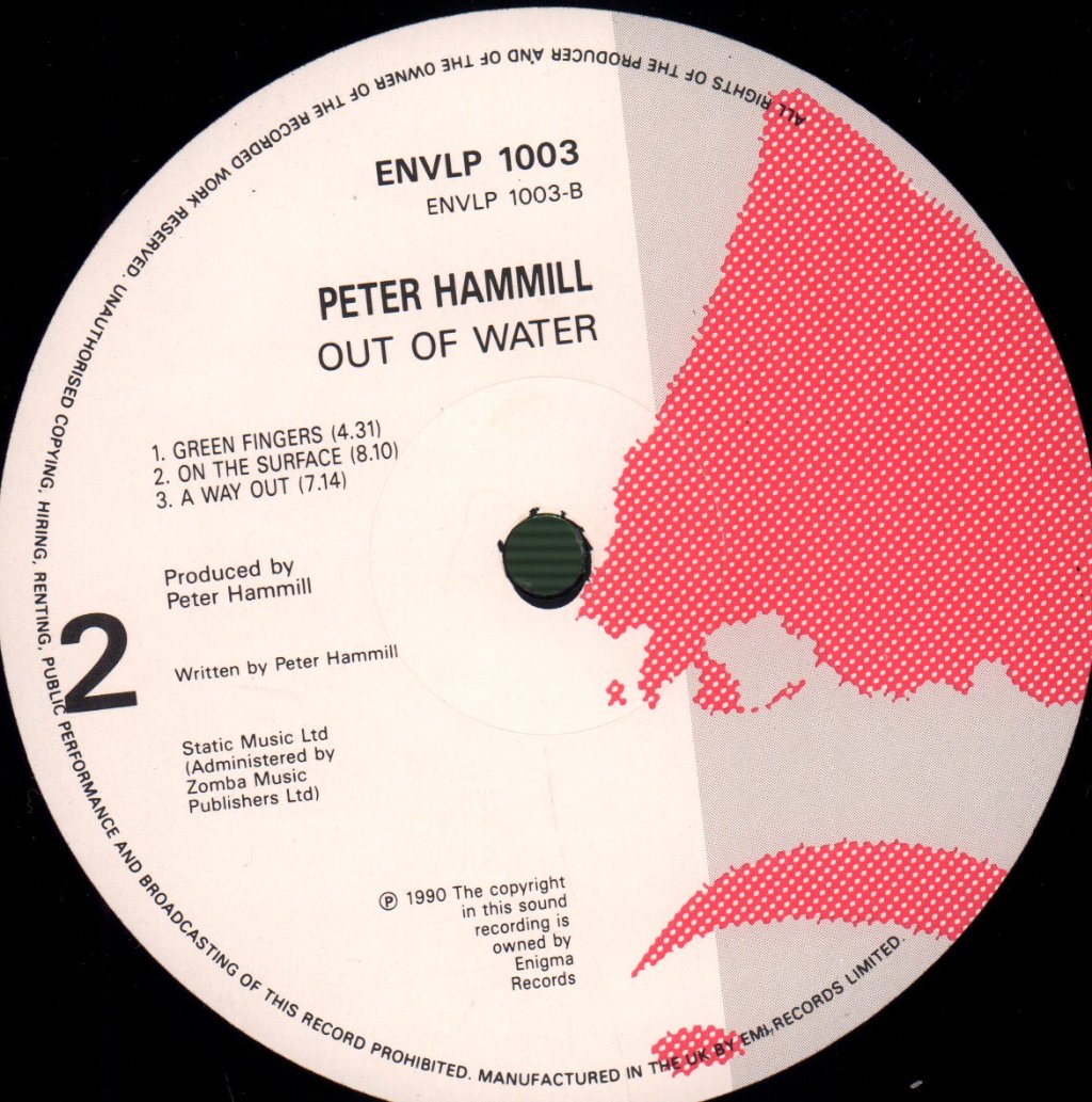 Peter Hammill - Out Of Water - Lp