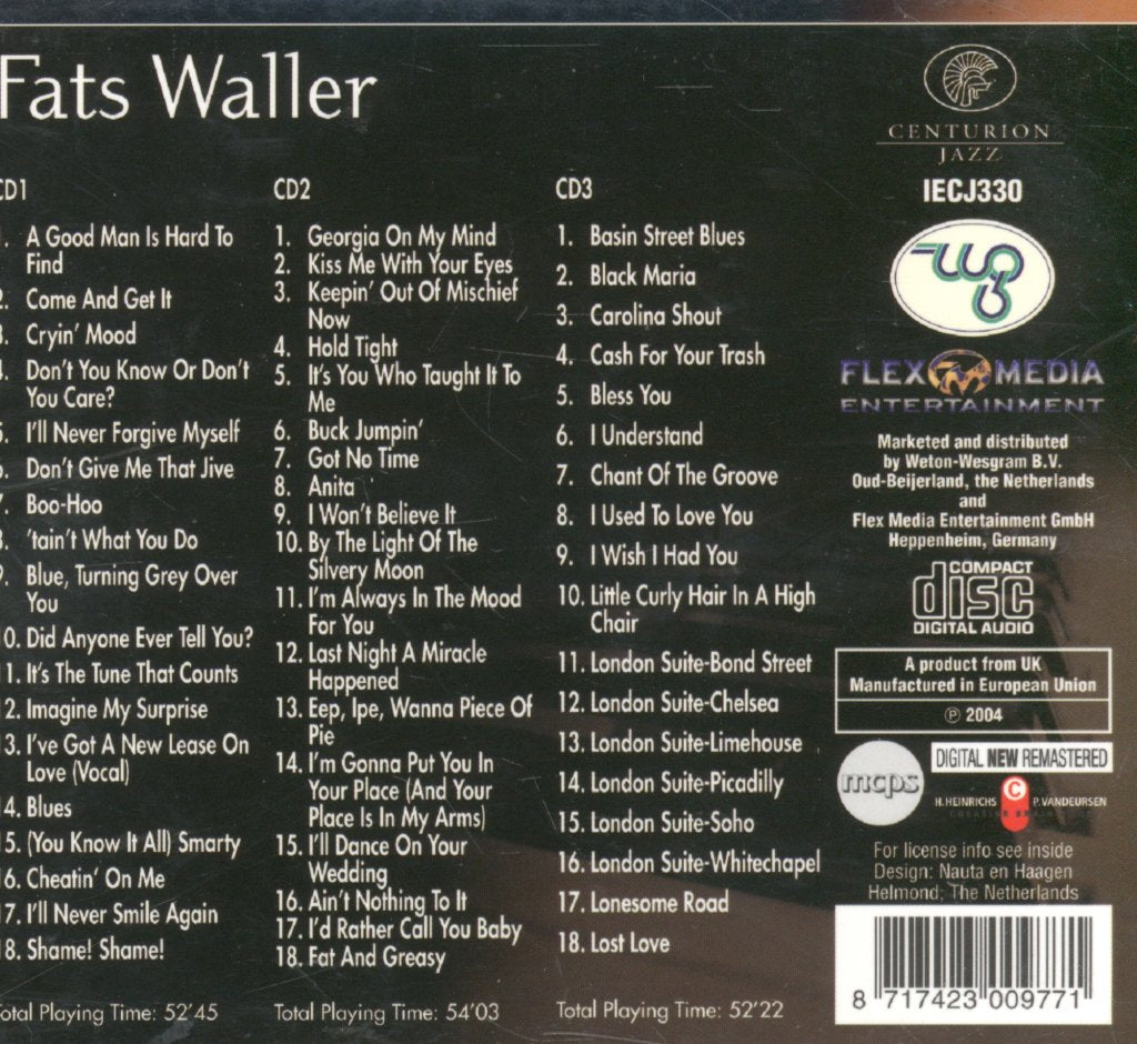 Fats Waller - Imagine My Surprise: Jazz Giants - Triple Cd