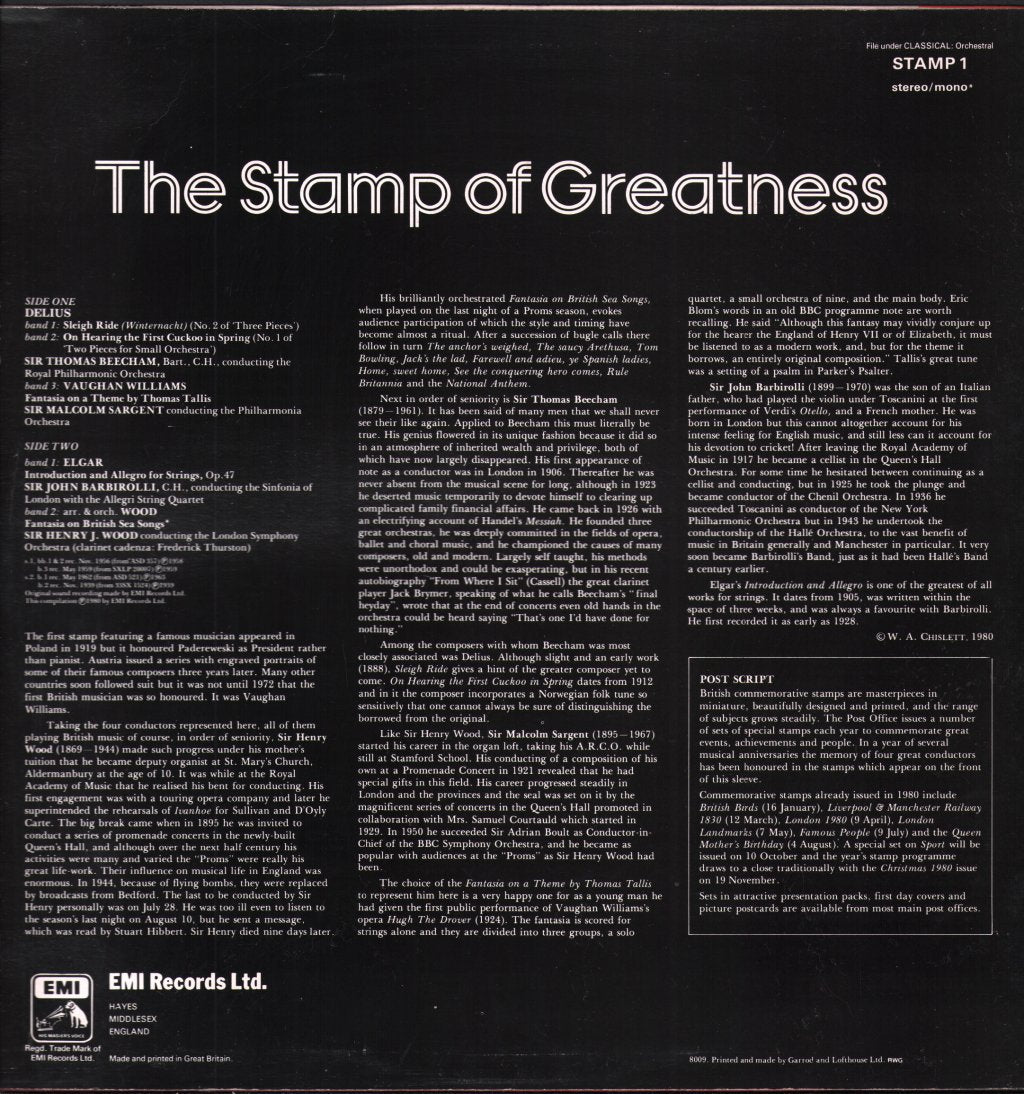 Various Artists - Stamp Of Greatness - Lp