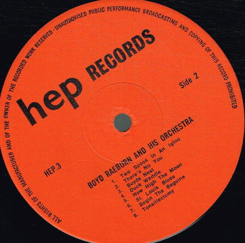Boyd Raeburn And His Orchestra - On The Air Vol 2 - Lp