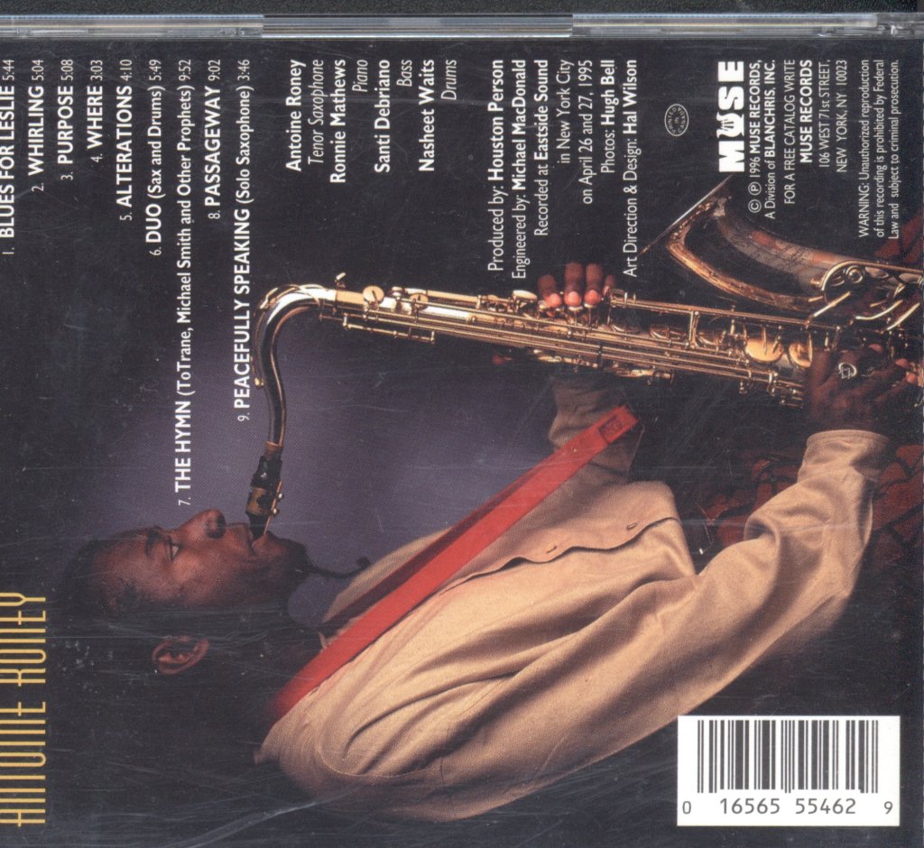 Antoine Roney - Whirling - Cd
