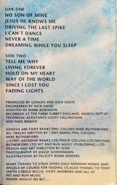 Genesis - We Can't Dance - Cassette
