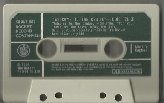 Judie Tzuke - Welcome To The Cruise - Cassette