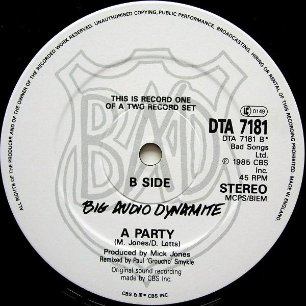 Big Audio Dynamite - Medicine Show - Double 12 Inch