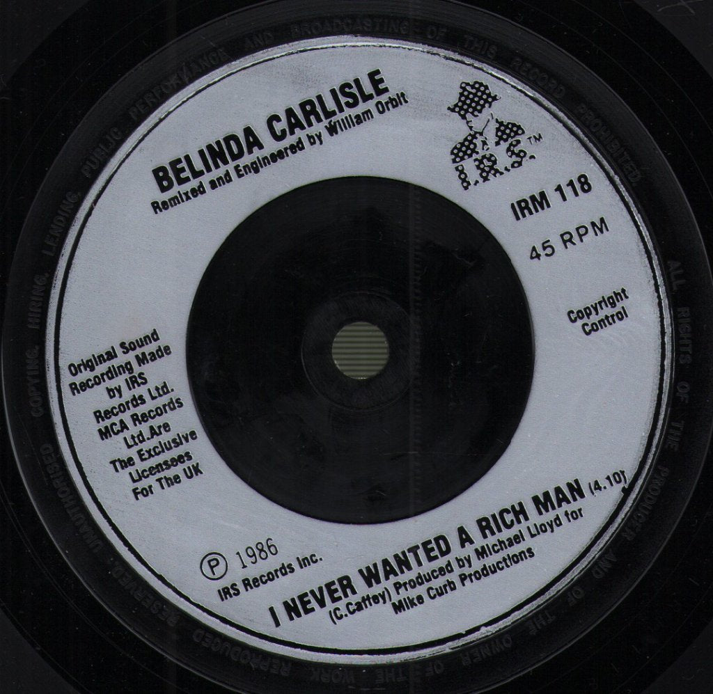 Belinda Carlisle - Mad About You - 7 Inch