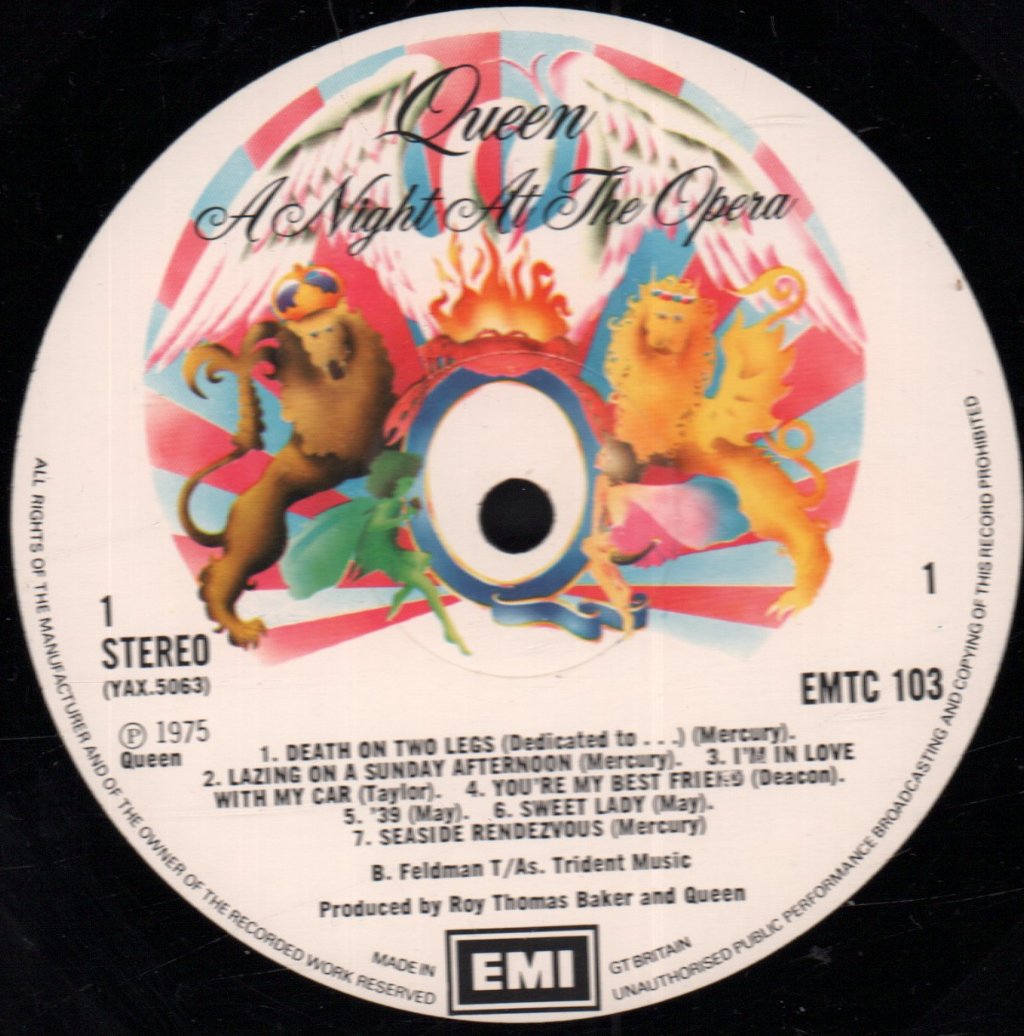 Queen - A Night At The Opera - Lp