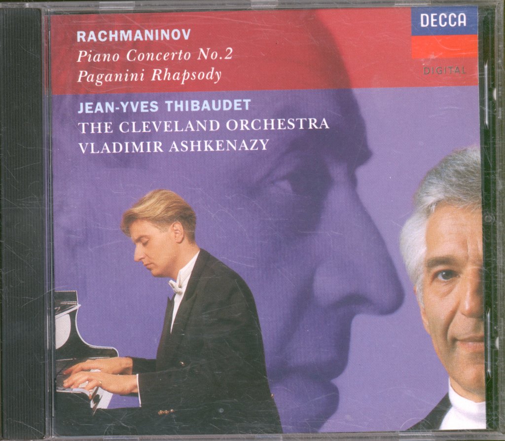 Jean-Yves Thibaudet, The Cleveland Orchestra, Vladimir Ashkenaz - Rachmaninov - Piano Concerto No. 2 / Paganini Rhapsody - Cd
