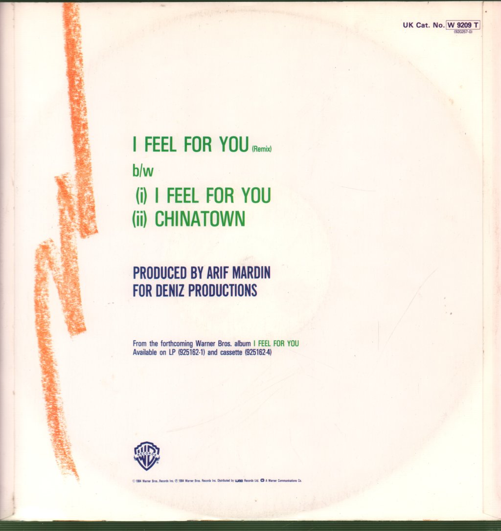 Chaka Khan - I Feel For You - 12 Inch