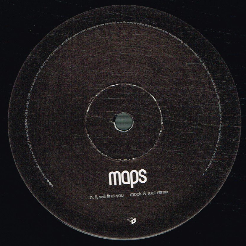 Maps - It Will Find You - 10 Inch