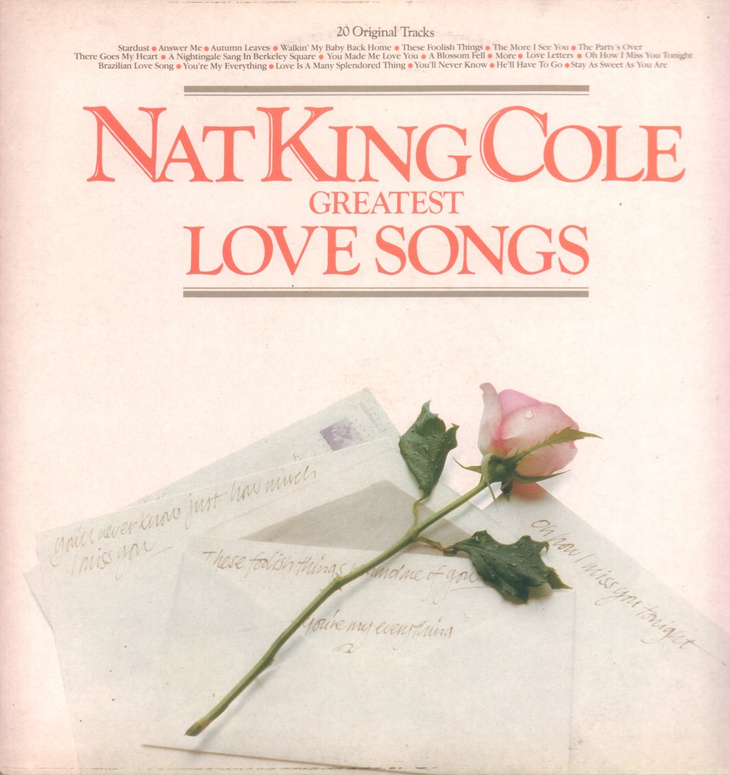 Nat King Cole - 20 Greatest Love Songs - Lp