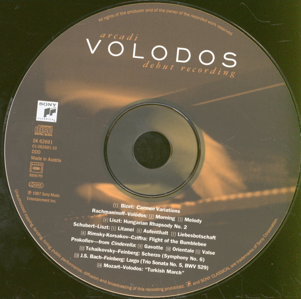 Arcadi Volodos - Piano Transcriptions - Cd