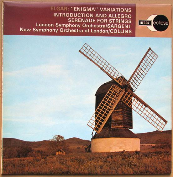 London Symphony Orchestra / new symphony orchestra of london - elgar enigma Variations Introduction And Allegro Serenade For Strings - Lp