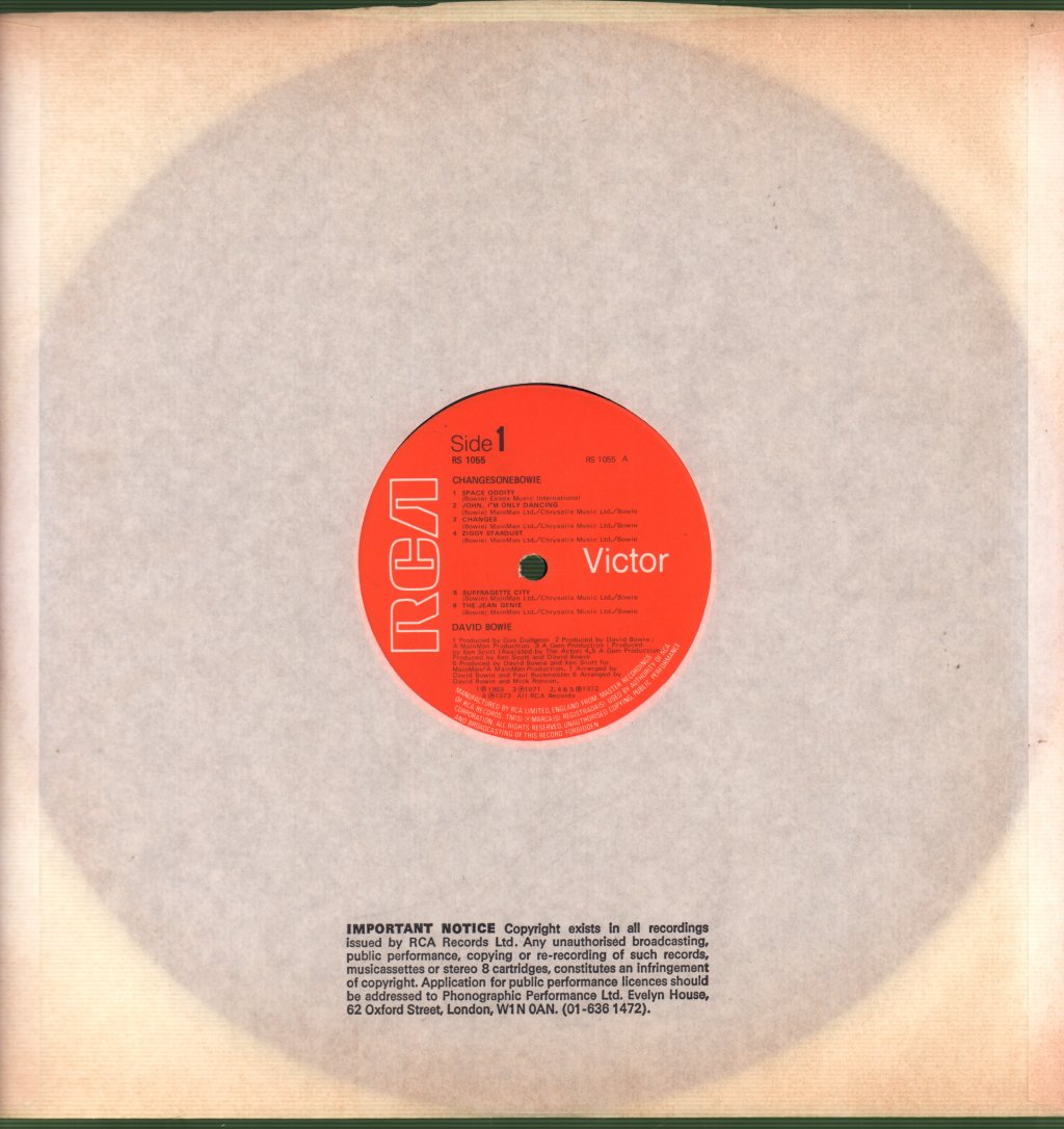 David Bowie - Changes One - Lp